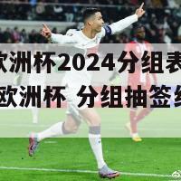 德国欧洲杯2024分组表(德国2024欧洲杯 分组抽签结果揭晓)