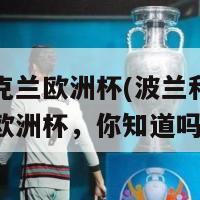 波兰乌克兰欧洲杯(波兰和乌克兰将参加欧洲杯，你知道吗？)