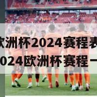 德国欧洲杯2024赛程表图片(德国2024欧洲杯赛程一览)