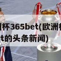 欧洲杯365bet(欧洲杯365bet的头条新闻)