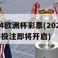 2024欧洲杯彩票(2024欧洲杯投注即将开启)